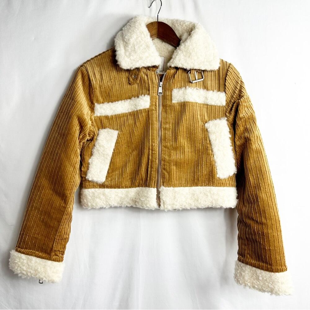 UO BDG Salem Corduroy Sherpa Jacket NWT in Size XS